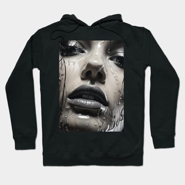 The Fluidity of Beauty Hoodie by TooplesArt